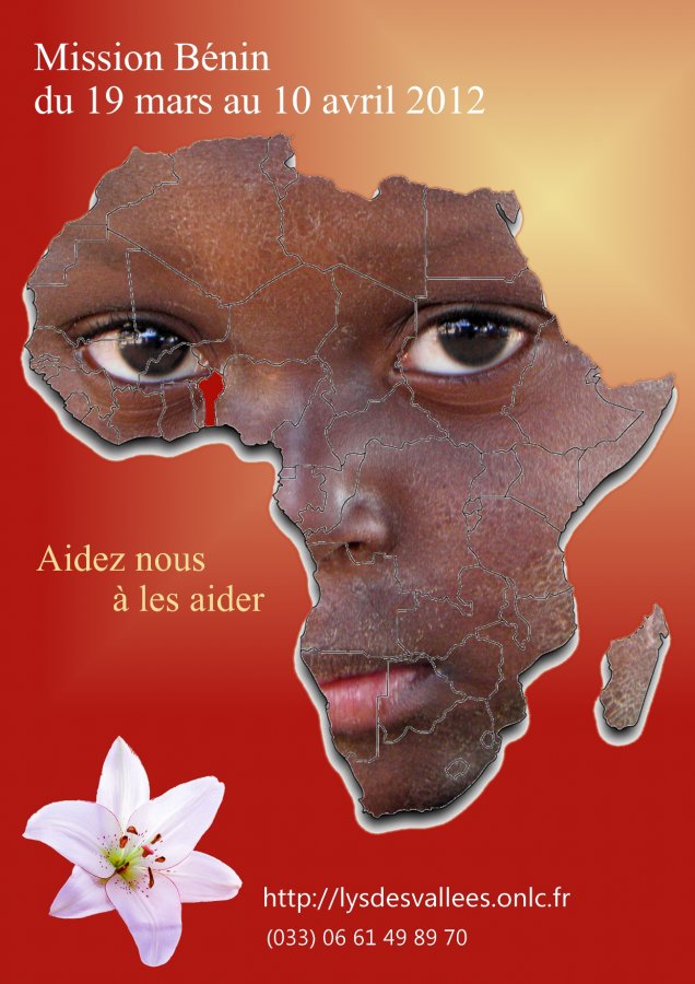 affiche parrainage orphelins Afrique BÃ©nin