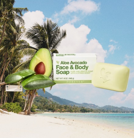 Savon Corps et Visage à l'Aloe et à l'Avocat