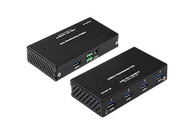 4-Port USB 3.0 HUB for USB 3.0 AOC-Active Optical Cable