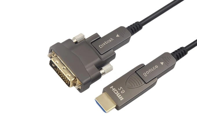 4K HDMI to DVI Active Optical Cable