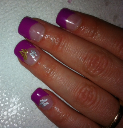 Ongles mauve