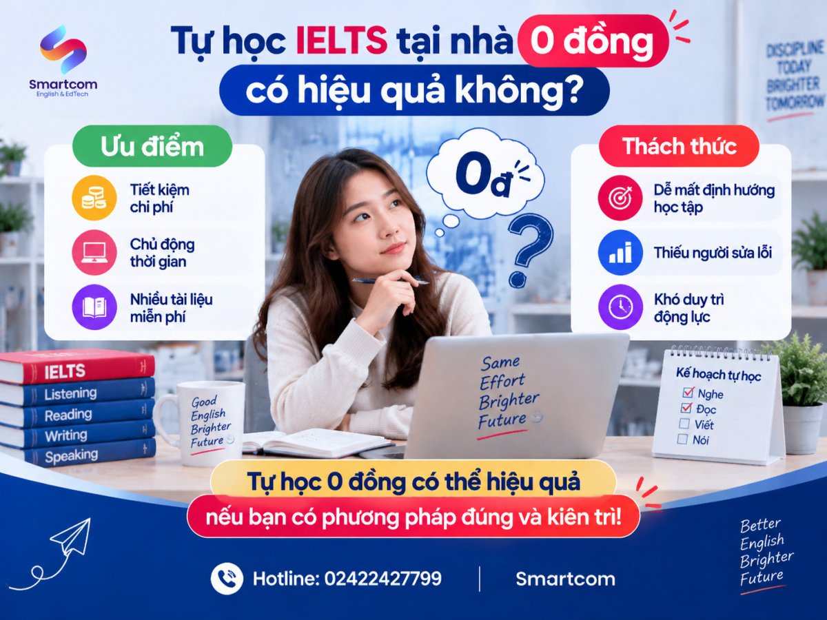 tu hoc ielts tai nha khong dong phan-tich-uu-va-nhuoc-diem