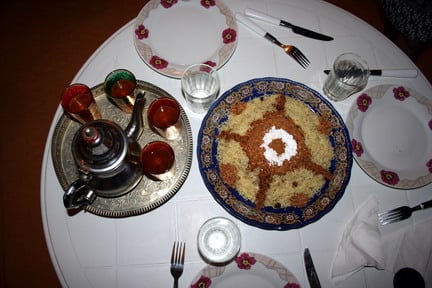 COUSCOUS AVEC SUCRE ET CACAO