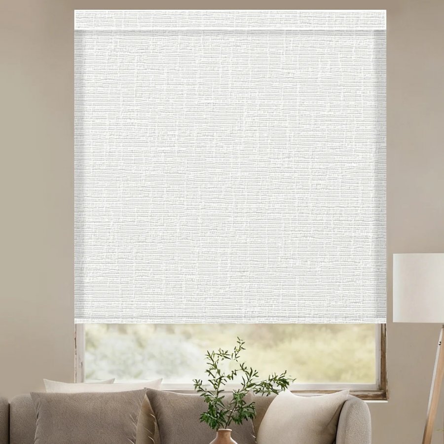 Kincmo Motorized Light Filtering Roller Shades 75% Blackout - Classic