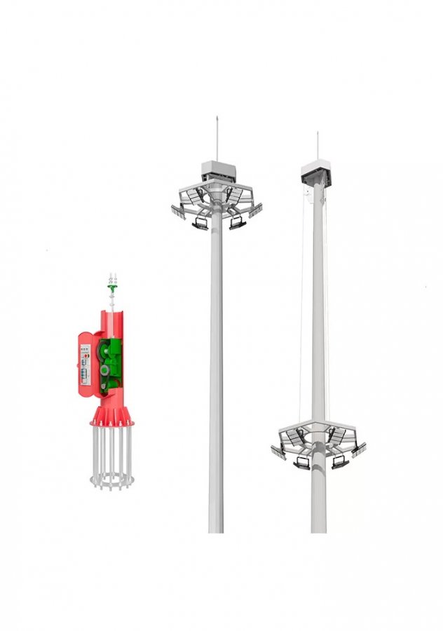 High Mast with Lifting System