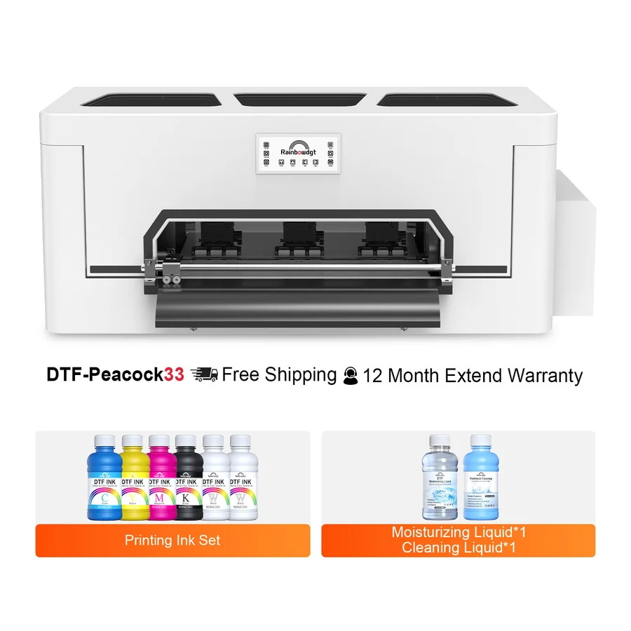 Peacock33 (Single XP600) A3 DTF Printer