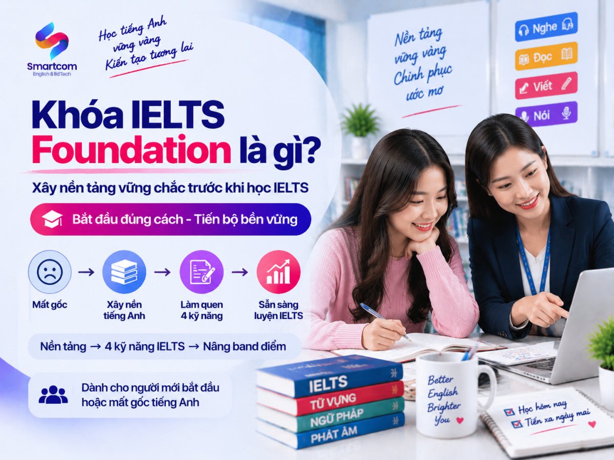 Kh&oacute;a IELTS Foundation l&agrave; g&igrave;