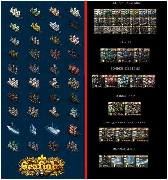 Seafight Les designs